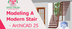 How To Draw Stairs and Railings In ArchiCAD 25