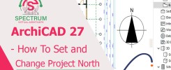How To Set Or Change Project North In ArchiCAD 27 Tutorial For Beginners
