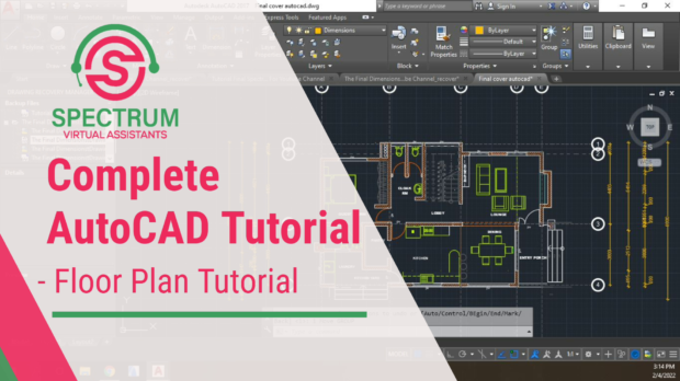 How To Draw A Floor Plan In AutoCAD Tutorial
